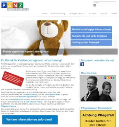 Bild: Neuer Service für Vorsorge und Absicherung von Kindern und Eltern