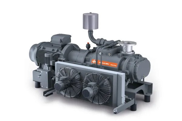 Bild: Busch präsentiert die größte trockene und luftgekühlte Vakuumpumpe der Welt: die COBRA NC 2500 C