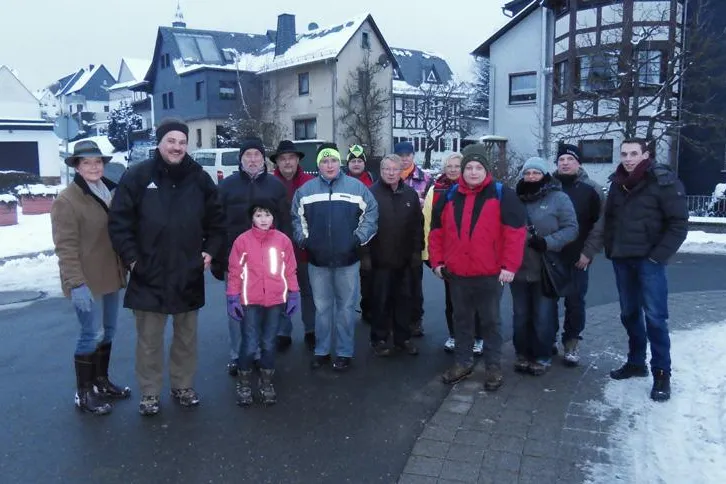 Bild: CDU und JU Ehringshausen auf gemeinsamer Winterwanderung