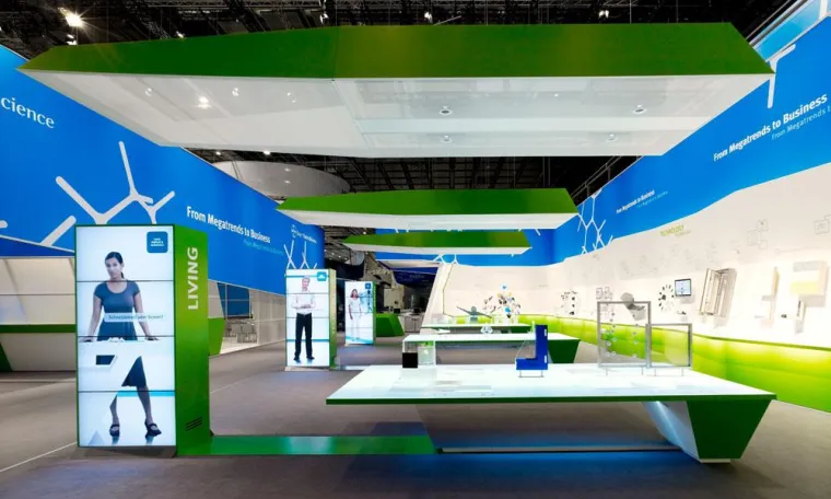 Bild: dreiform gestaltet interaktive Dialogplattform für BayerMaterialScience auf der K2010 in Düsseldorf