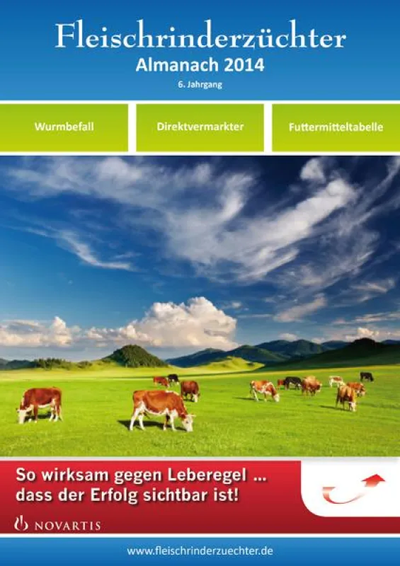 Cover Fleischrinderzüchter Almanach 2014