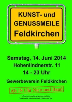 Bild: Kunst-und Genussmeile in Feldkirchen bei München