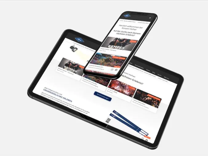 Bild: Werbeagentur Minotaurus modernisiert Website von Konzert Hofner