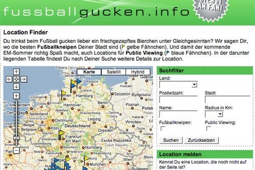 Dienst am Fan - Mit fussballgucken.info Public Viewing Events und Fußballkneipen finden Bild: Dienst am Fan - Mit fussballgucken.info Public Viewing Events und Fußballkneipen finden