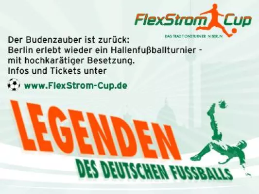 Bild: Die Fußballstars von einst treten wieder an: Noch gibt es Tickets für den FlexStrom-Cup mit Bayer Leverkusen
