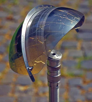 Bild: Auch die Sonnenuhr kann man neu erfinden