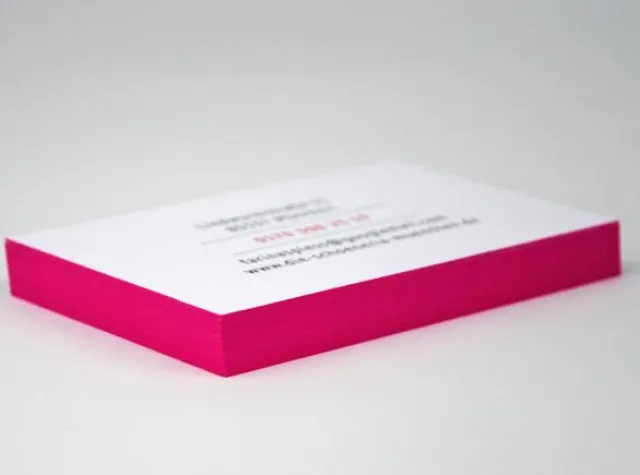 Bild: Produktneuheit: Visitenkarten mit echtem Farbschnitt