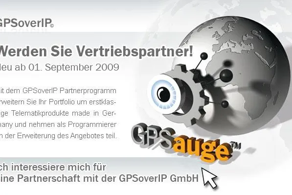 Startschuss für das Partnerprogramm der GPSoverIP GmbH am 01.09.2009 Bild: Startschuss für das Partnerprogramm der GPSoverIP GmbH am 01.09.2009