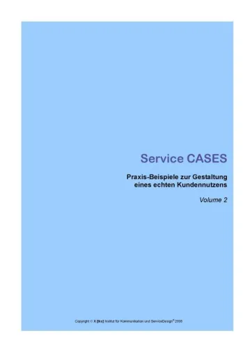Bild: Service, einfach nur für mich – Praxis-Beispiele zur Gestaltung eines individuellen Kundenutzens
