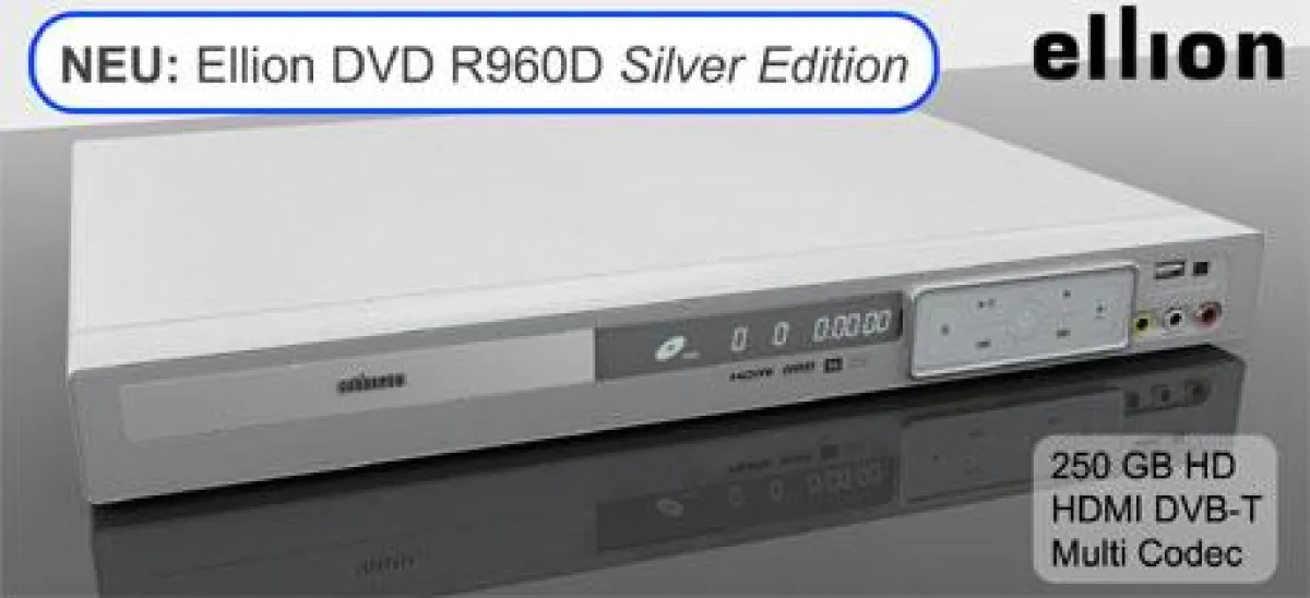 DVD Recorder mit 250GB und HDMI im Trend-Design