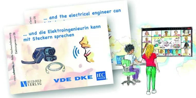 Können Stecker miteinander sprechen? Ein Kinderbuch macht die Welt der Normen sichtbar Bild: Können Stecker miteinander sprechen? Ein Kinderbuch macht die Welt der Normen sichtbar