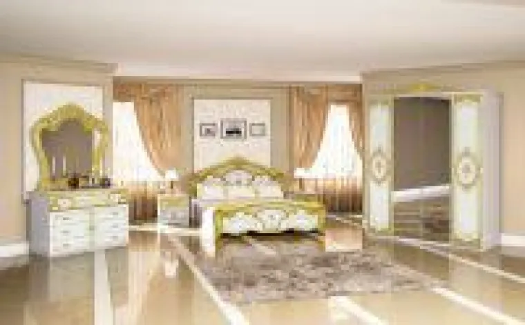 Bild: Königlich schlafen: Barock Schlafzimmer online kaufen bei Möbel-Lux