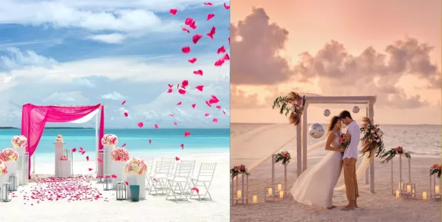 Bild: Traumhochzeits- und Flitterwochen-Destinationen auf den Malediven, Mauritius oder den Bergen im Stubaital!