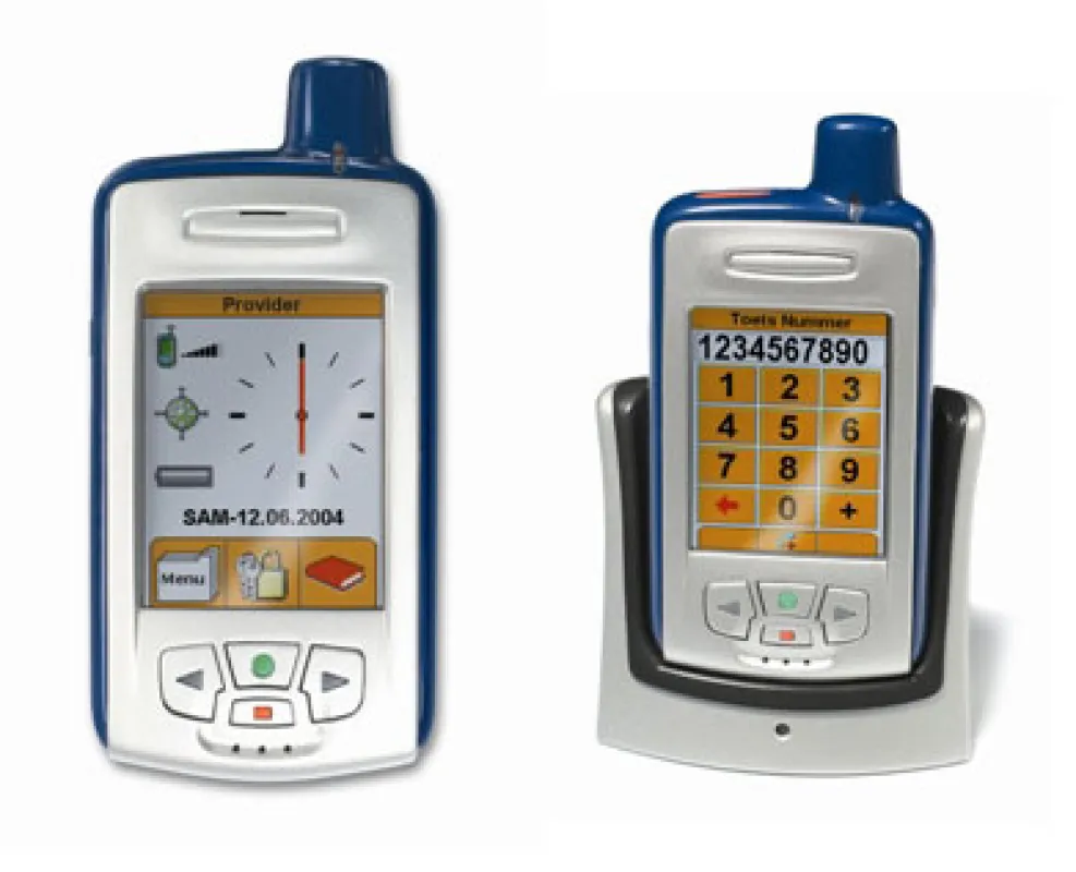 Secufone Handy mit farbigem Touchscreen