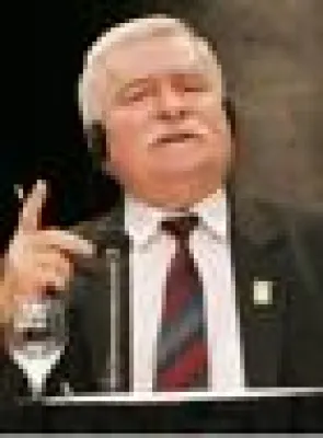 Bild: Lech Walesa beim Campus Symposium 2008