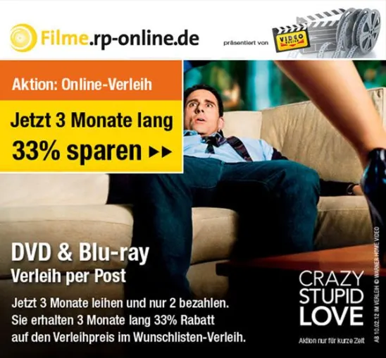 Video Buster ist dauerhafter Partner von RP ONLINE Bild: Video Buster ist dauerhafter Partner von RP ONLINE