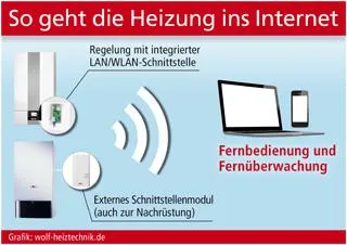 Bild: So geht die Heizung ins Internet:
