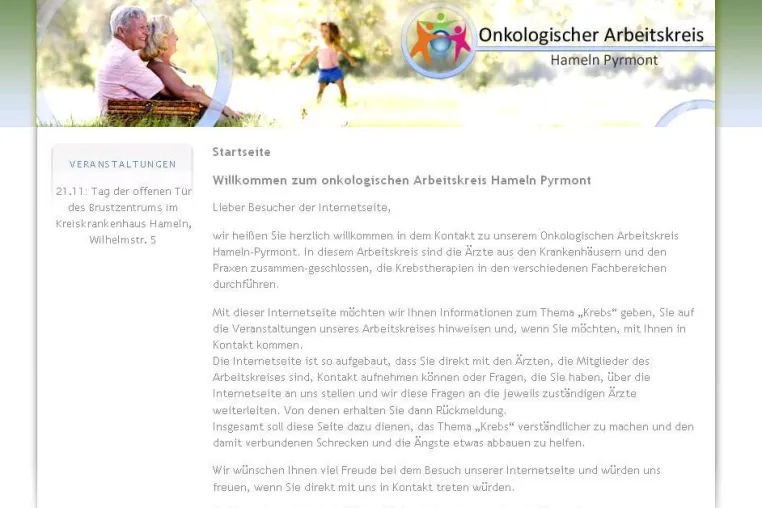 Bild: BAW-Studentengruppe erreicht Teilerfolg im Projektstudium - „Web @ Onkologischer Arbeitskreis“ goes online