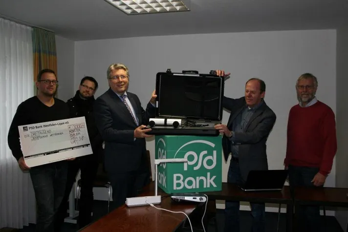 PSD Bank Westfalen-Lippe eG unterstützt Josefsschule Bild: PSD Bank Westfalen-Lippe eG unterstützt Josefsschule