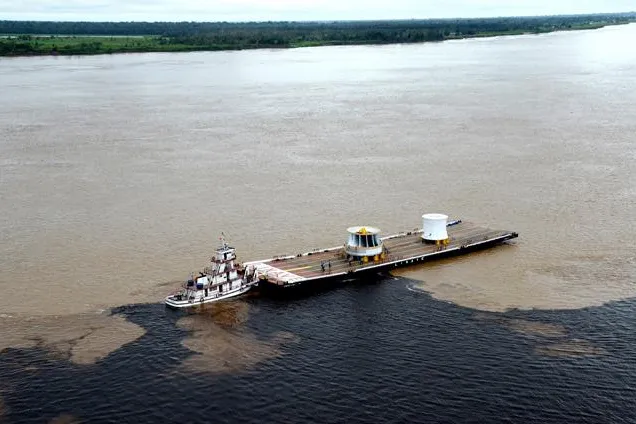 Bild: Voith transportiert 320 Tonnen schweres Laufrad zum Wasserkraftwerk Belo Monte in Brasilien