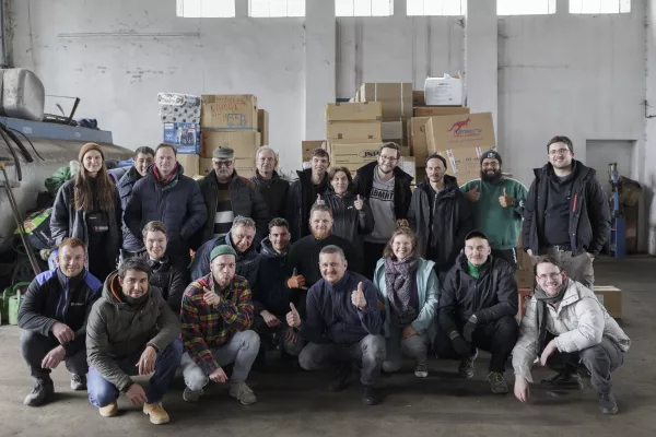 Bild: Hannoveraner Hilfskonvoi erreicht ukrainisch-polnische Grenze! Weitere Spenden und Hilfe notwendig