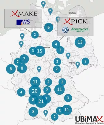 Bild: Ubimax ist dabei – auf der deutschlandweiten Online-Landkarte 'Industrie 4.0'