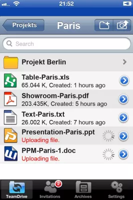 Bild: TeamDrive 3: Secure Cloud File Sharing Software für Unternehmen auch als App für iOS- und Android