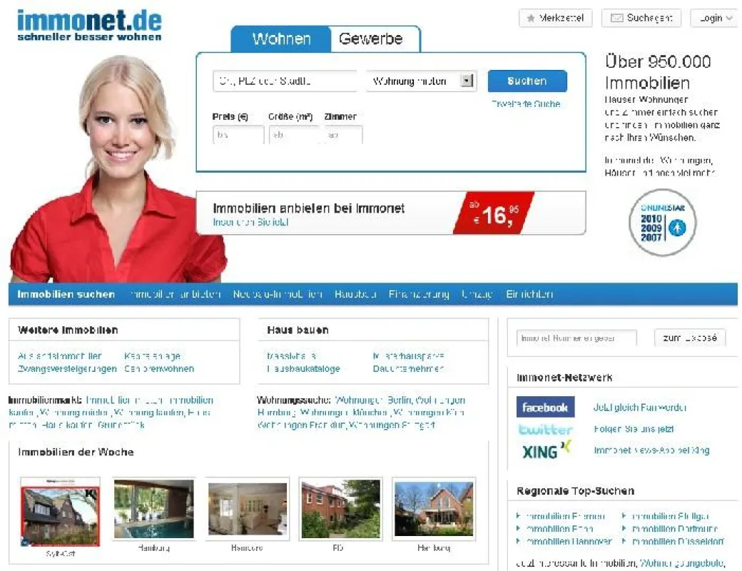 Immonet.de in neuem Design