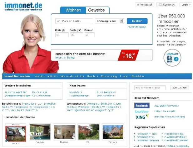 Bild: Relaunch: Moderne Optik und schnellere Suche auf Immonet.de