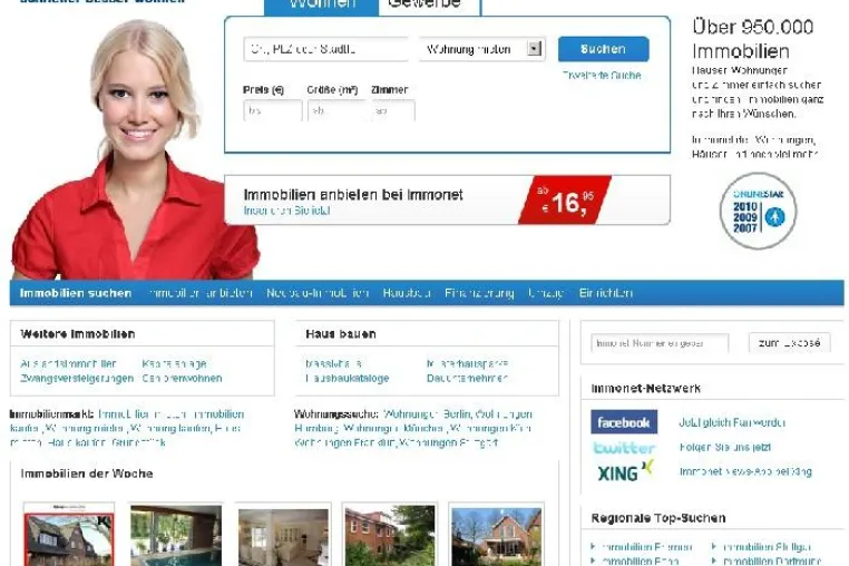 Bild: Relaunch: Moderne Optik und schnellere Suche auf Immonet.de