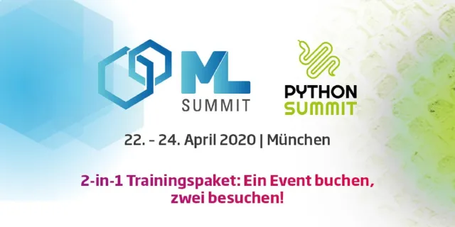 Die großen Trainingsevents zu Machine Learning und Python Bild: Die großen Trainingsevents zu Machine Learning und Python