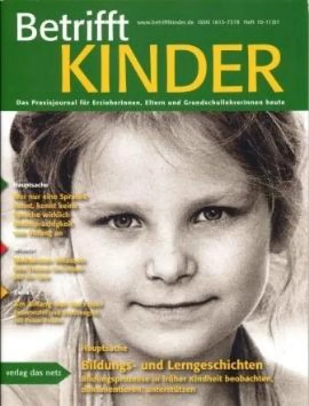 Verlag Das Netz Berlin: Betrifft Kinder