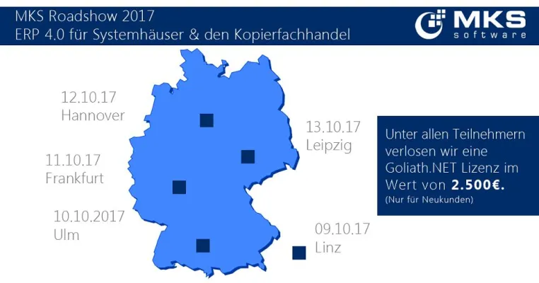 ERP 4.0 - MKS AG startet Herbst-Roadshow Bild: ERP 4.0 - MKS AG startet Herbst-Roadshow