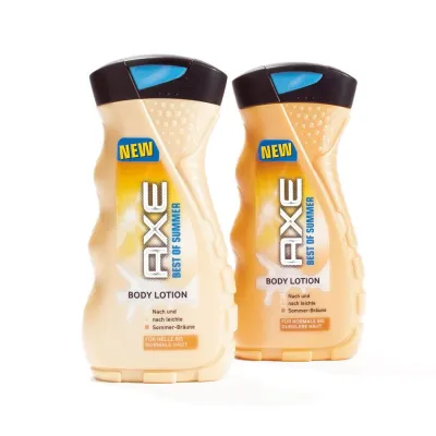 Bild: HAJOK.Designpartner gestaltet AXE Best of Summer, die erste Body Lotion mit Bräunungswirkstoff für Männer