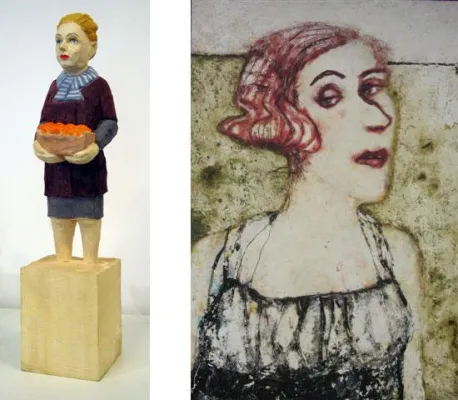 wachsweich und beinhart - Malerei von Marlis Albrecht und Skulpturen von Kristina Fiand Bild: wachsweich und beinhart - Malerei von Marlis Albrecht und Skulpturen von Kristina Fiand