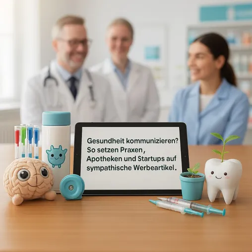 Bild: Gesundheit kommunizieren? So setzen Praxen, Apotheken und Startups auf sympathische Werbeartikel