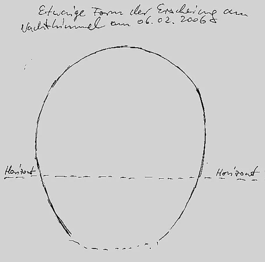 So sah das Gebilde auf dem Flug nach Hongkong aus.
