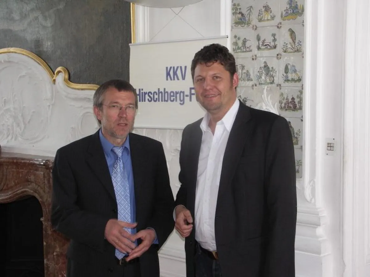 ÖDP Vorsitzender Bernhard Suttner und Markus Sailer, Vorsitzender Bildungswerk Bayern e.V.