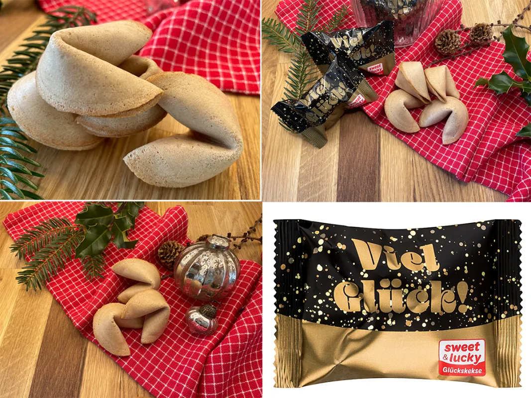 Glückskekse für Weihnachten (© Sweet & Lucky GmbH)