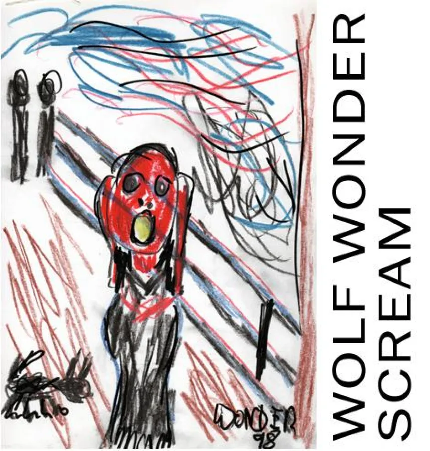 Wolf Wonder: Scream Zeichnung