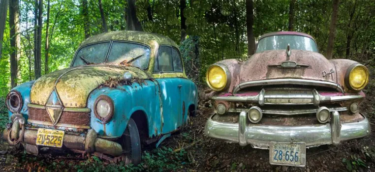 Bild: Zusatztermin für den 1-tägigen Fotoworkshop „Lost Places: Autoparadies“ im Neandertal bei Düsseldorf