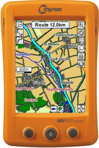 Bild: OpenStreetMap - Karten auf dem MyNav 500