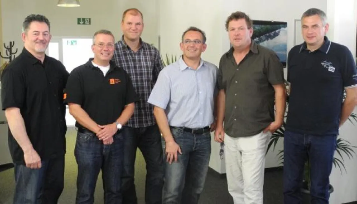 Das Veranstaltungsteam des Crefelder Print Cocktail XIII: Marc Faber, Peter Hilsenberg, Thomas Meure