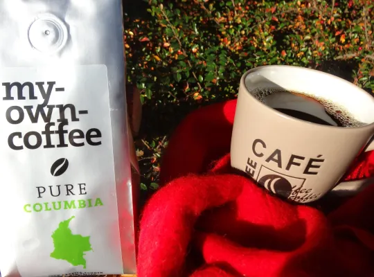 Bild: My-own-coffee mit frisch aufgepepptem online-shop und neuen Kaffee- & Gebäck- Kategorien