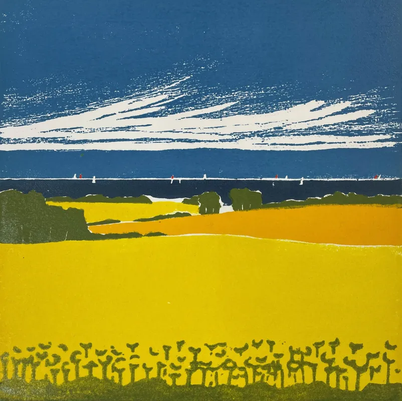 Dieter Tautz, Rapsküste (© Galerie Tobien)