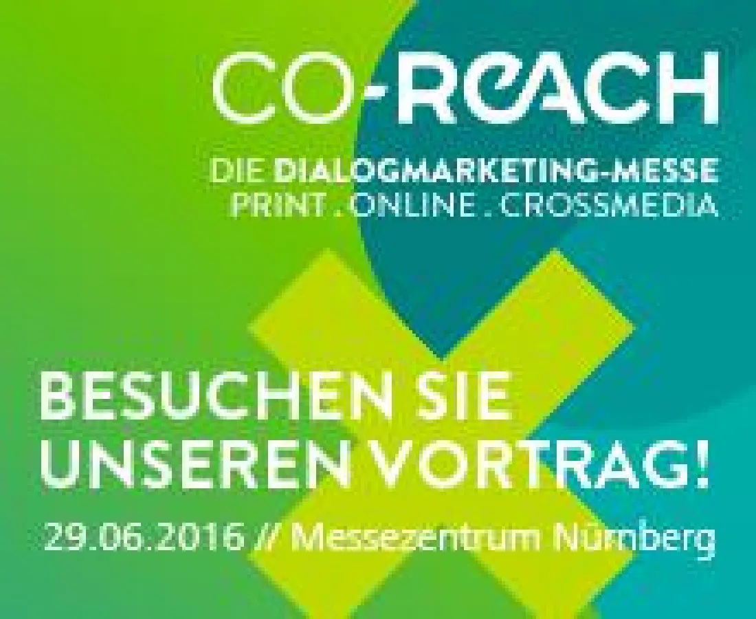 cobra präsentiert CRM-Lösungen vom 29.-30.06.16 auf der Dialogmarketing-Messe CO-REACH