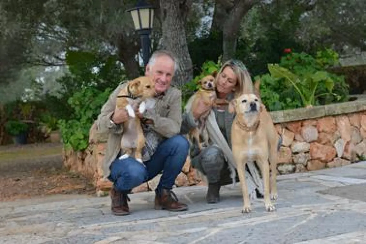 TV-Hypnotiseur Martin Bolze alias Pharo und dessen Herzdame Michaela Scherer Prinzessin von Anhalt.