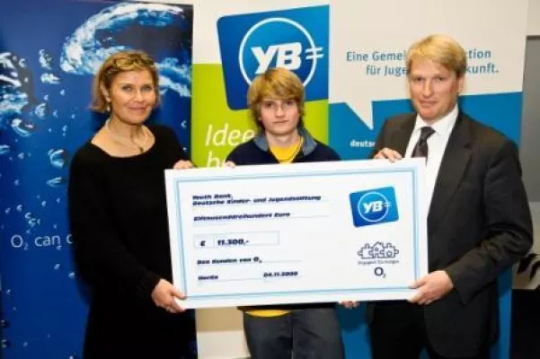 Bild: O2 Kunden sammeln über 11.000 Euro für die Deutsche Kinder- und Jugendstiftung