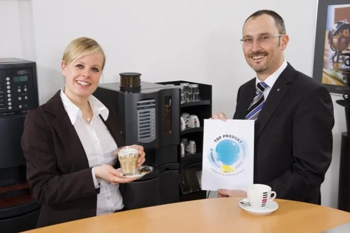 Bild: Kaffee Partner gewinnt Gold beim TOP PRODUKT HANDEL 2009