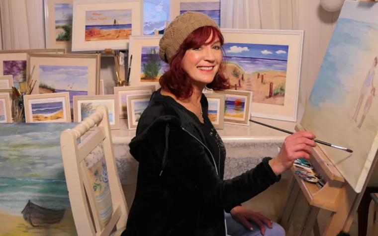 Bild: Mit Pinsel und Palette durch die Pandemie